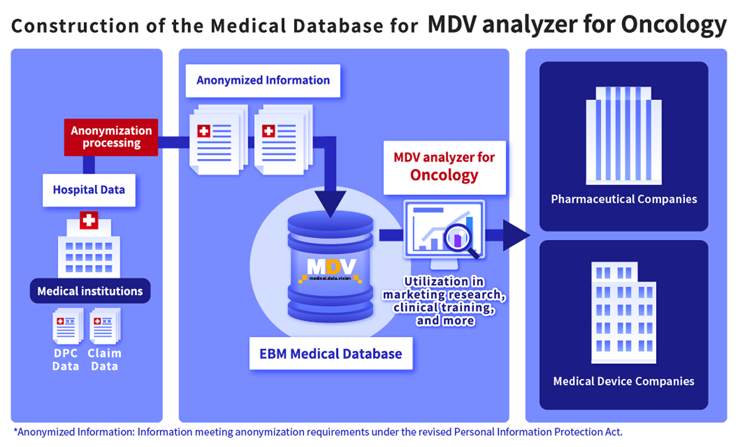 construction of the Medical Database for MDV analyzer for Oncology