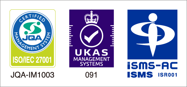 ISMS mark JQA certification mark